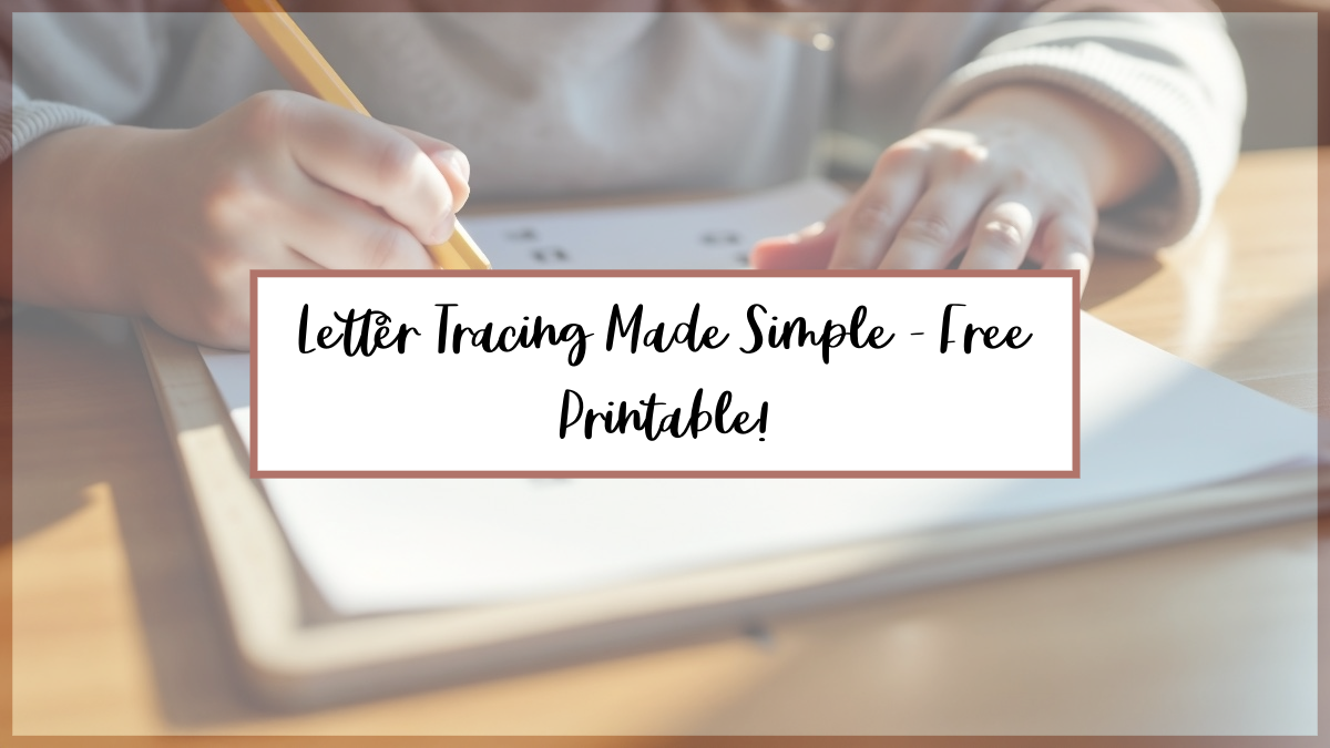 Master Letter Sounds at Home with This Easy Letter Tracing Resource